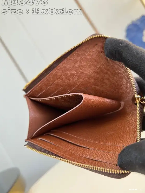 WIS Compact Noa Wallet-11*8.5*1.5CM Louis Vuitton 0706